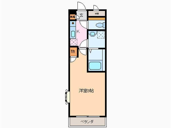 レジェンドの物件間取画像